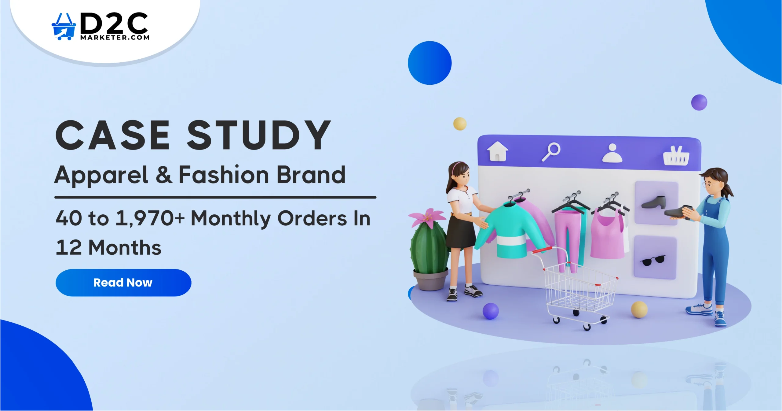 How An Apparel & Fashion D2C Brand Grew Their Monthly Order Count From 40 to 1,970 In Just 12 Months?